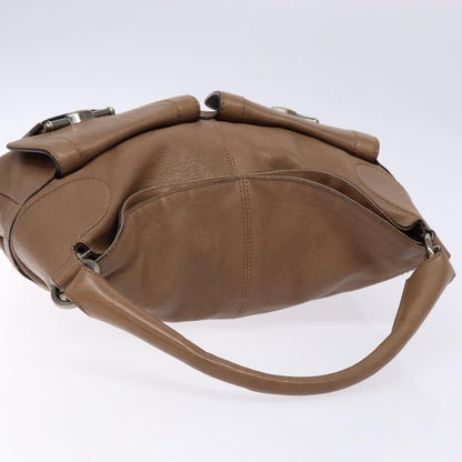 Salvatore Ferragamo Vintage Handbag Leather, BROWN, LEATHER, Handbag