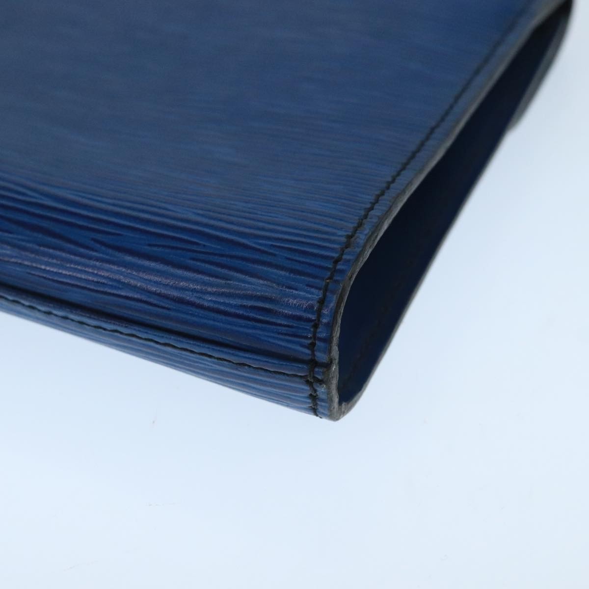 Louis Vuitton Art Deco Clutch Epi Leather, BLUE, LEATHER, Clutche & pouche