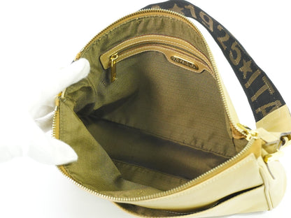 Fendi Baguette Bag Leather, BEIGE, LEATHER, Handbag