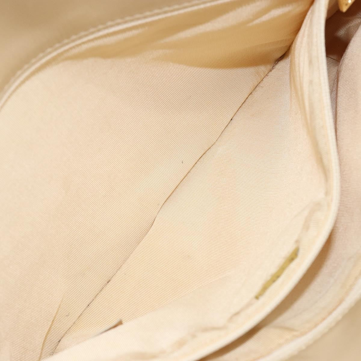 Chanel Vintage CC Logo Tote Leather, BEIGE, LEATHER, Tote bag