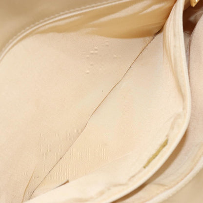 Chanel Vintage CC Logo Tote Leather, BEIGE, LEATHER, Tote bag