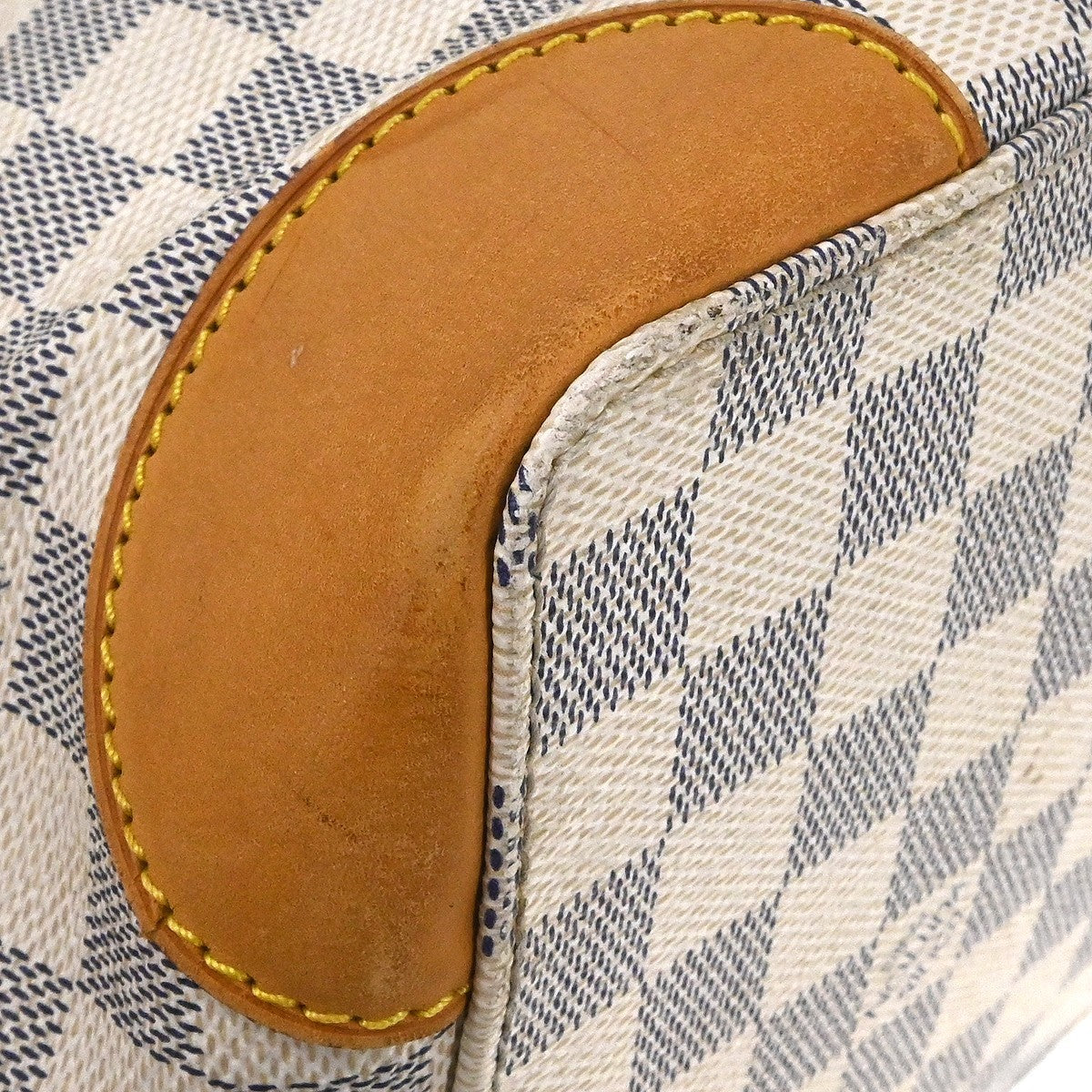 Louis Vuitton Hampstead Handbag Damier, White, Canvas, Tote Bag