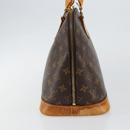Louis Vuitton Alma Handbag Monogram Canvas, BROWN, CANVAS, Handbag