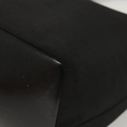 Gucci Vintage Bamboo Handle Bag Nylon, BLACK, NYLON, Handbag