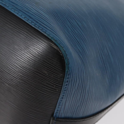 Louis Vuitton Petit Noe Handbag Epi Leather, BLACK, LEATHER, Shoulder bag