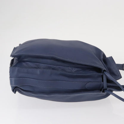 Loewe Flamenco Bag Leather, BLUE, LEATHER, Shoulder bag