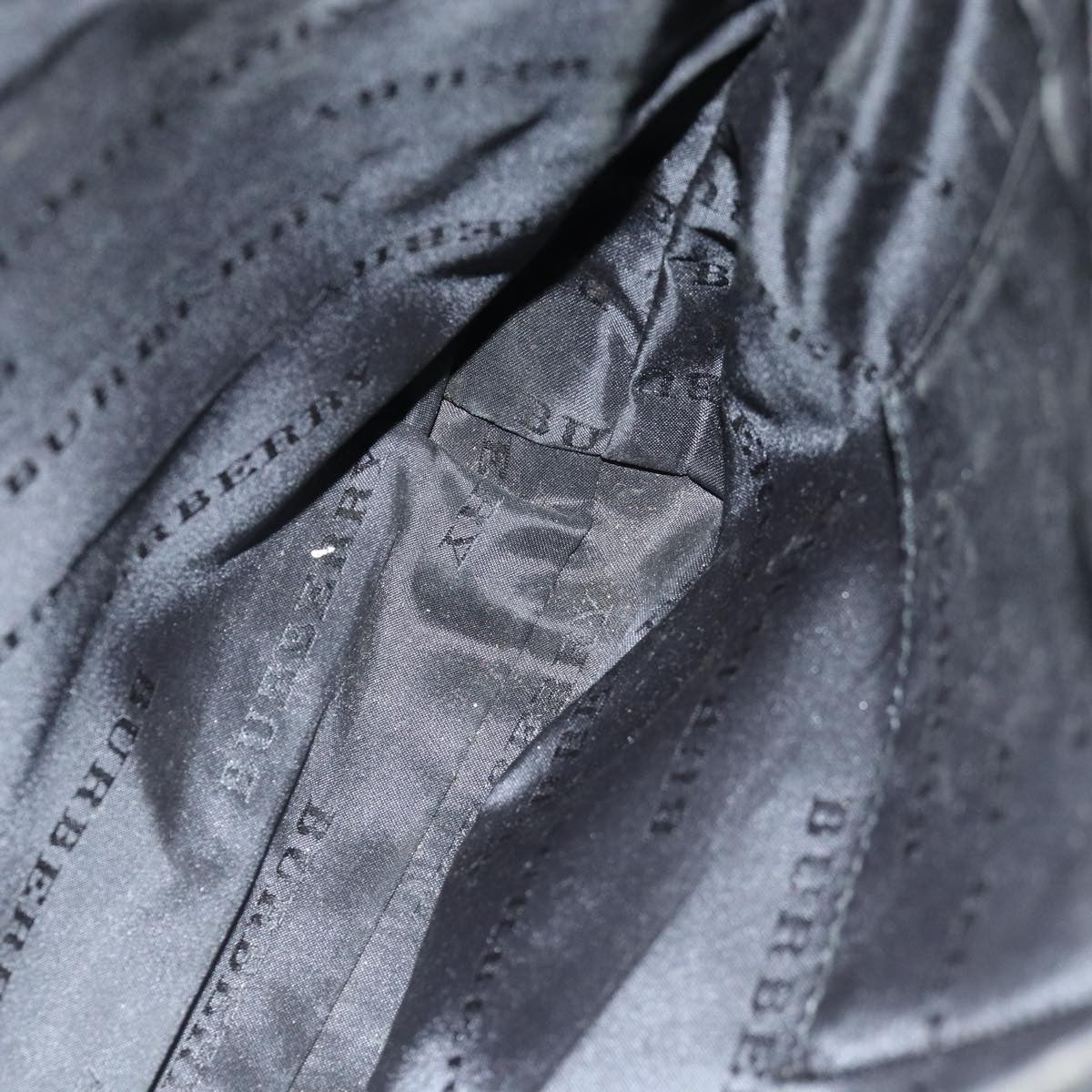 Burberry Front Pocket Flap Messenger Vintage Check Nylon and Nylon, BLACK, NYLON, Crossbody bag