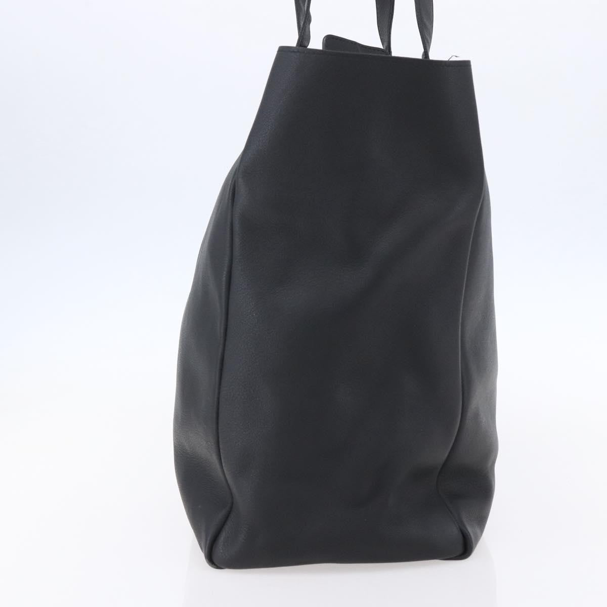 Balenciaga Everyday Carry Tote Leather, BLACK, LEATHER, Tote bag