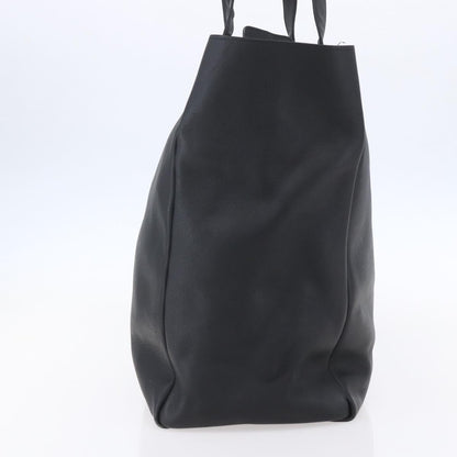 Balenciaga Everyday Carry Tote Leather, BLACK, LEATHER, Tote bag