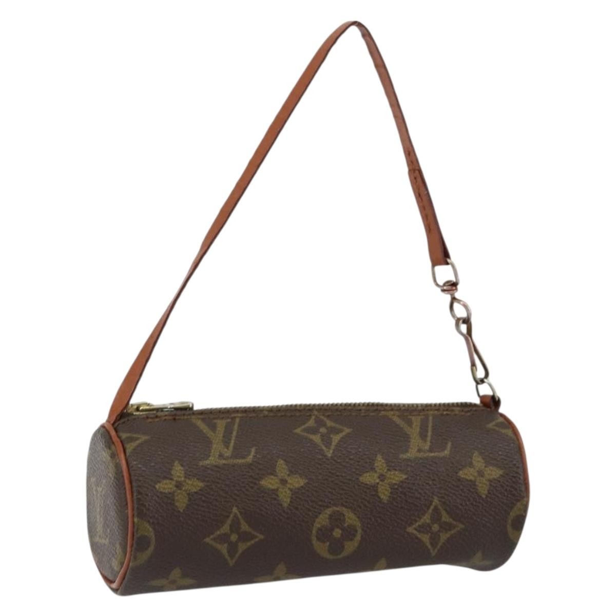 Louis Vuitton Papillon Pochette Monogram Canvas, BROWN, CANVAS, Clutche & pouche