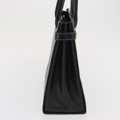 Burberry Vintage Handbag Leather, BLACK, LEATHER, Handbag