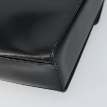 Prada Vintage Flap Shoulder Bag Leather, Black, Leather, Shoulder Bag