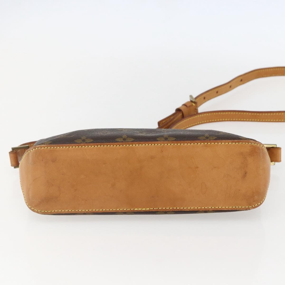 Louis Vuitton Trotteur Handbag Monogram Canvas, BROWN, CANVAS, Clutche & pouche