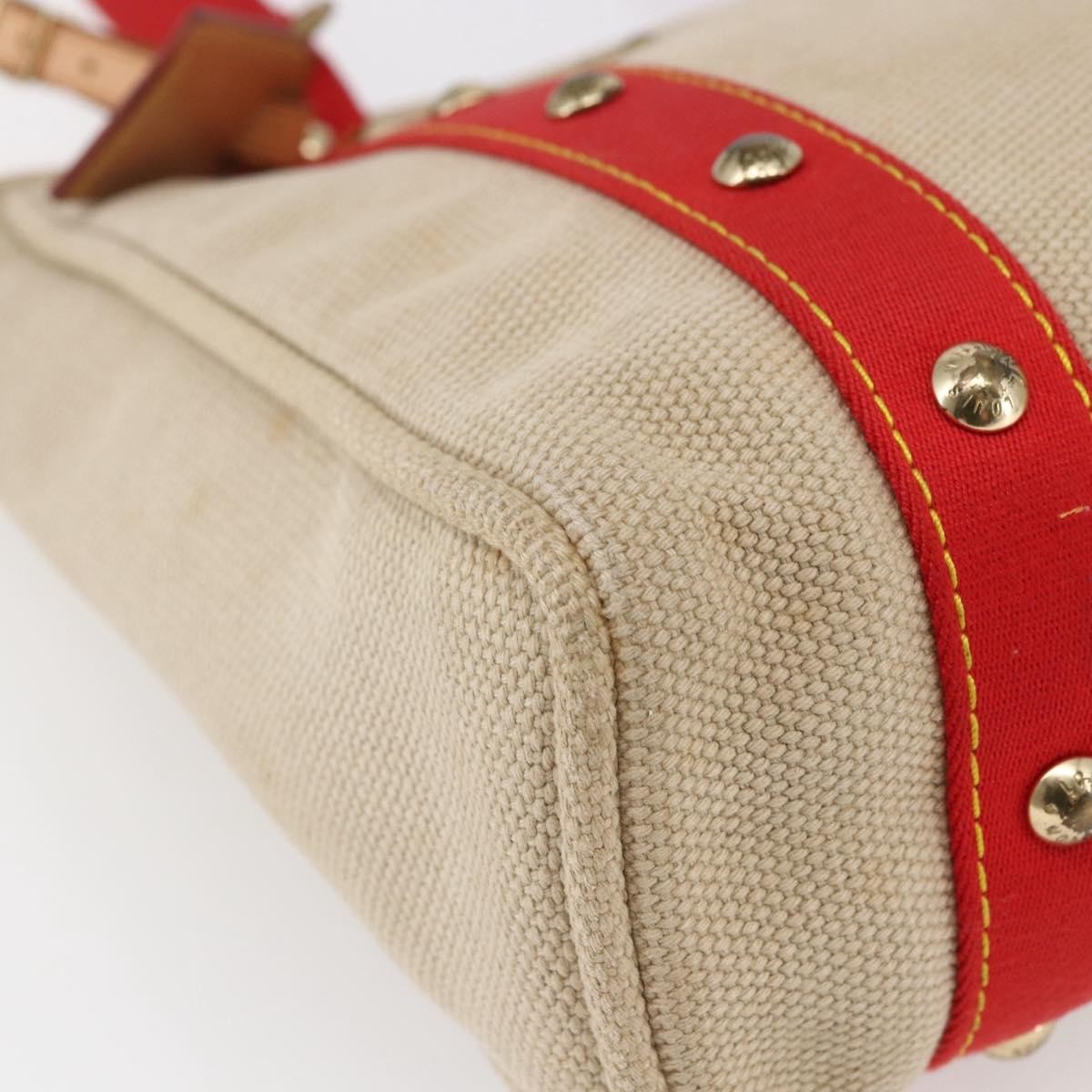 Louis Vuitton Antigua Tote Canvas, BEIGE, CANVAS, Tote bag