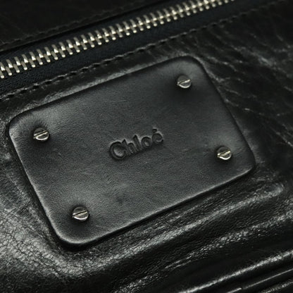 Chloe Paddington Body Leather, BLACK, LEATHER, Shoulder bag