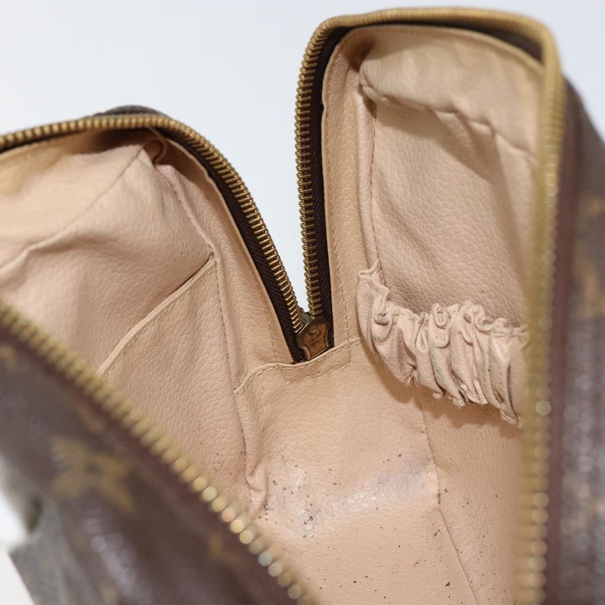 Louis Vuitton Trousse Toilette Monogram Canvas, BROWN, CANVAS, Clutche & pouche