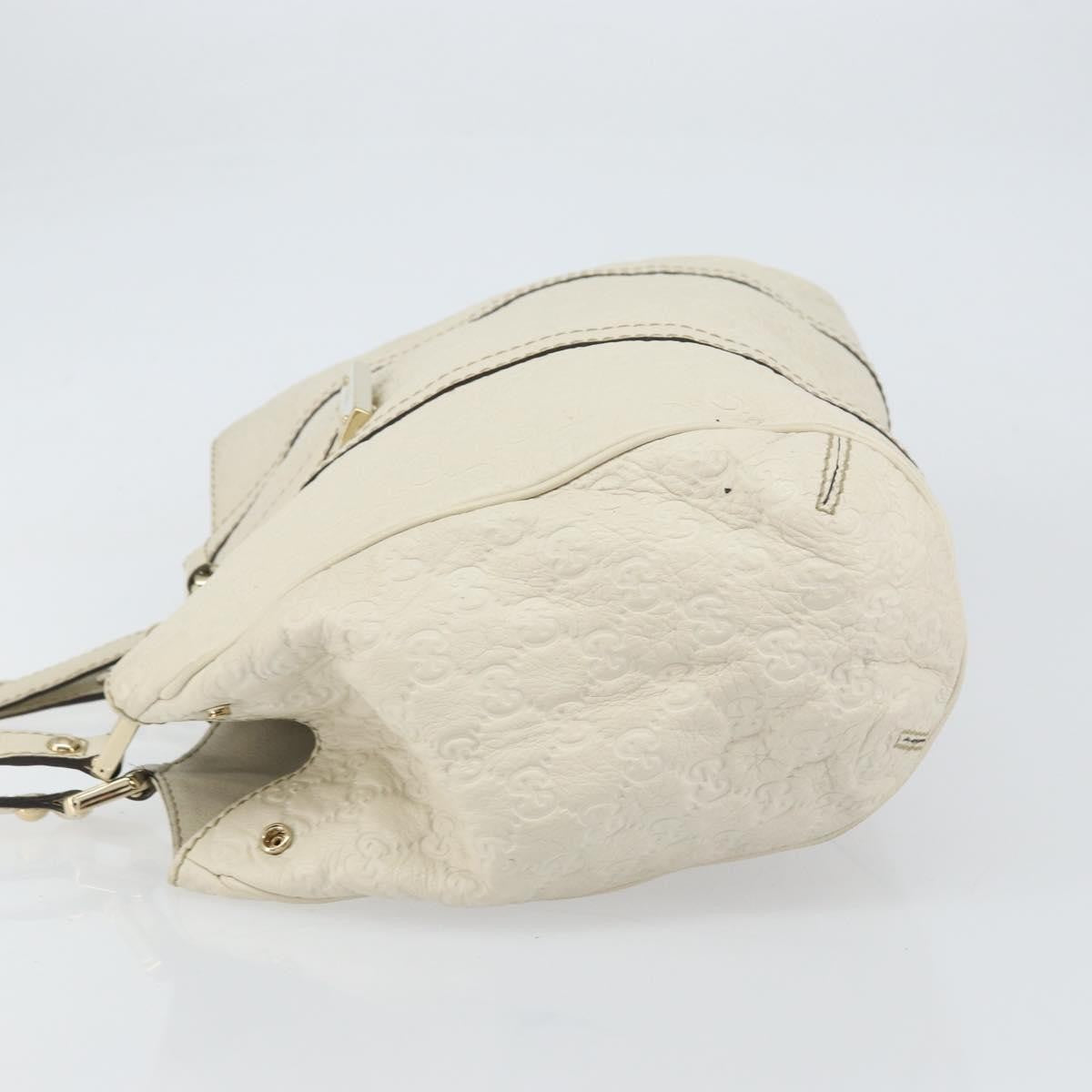 Gucci New Ladies Web Tote Guccissima Leather, WHITE, LEATHER, Tote bag