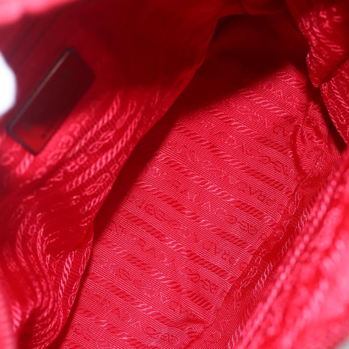 Prada Vintage Tote Tessuto, RED, NYLON, Tote bag