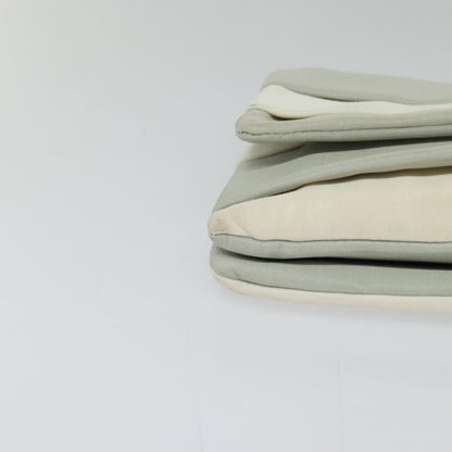 Chanel Mademoiselle Lock Chain Flap Bag Grosgrain, GRAY, NYLON, Handbag