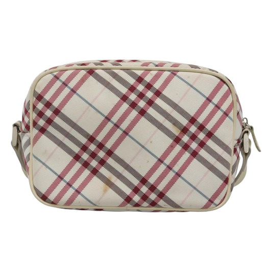 Burberry Nova Check Blue Label Nylon, PINK, NYLON, Shoulder bag