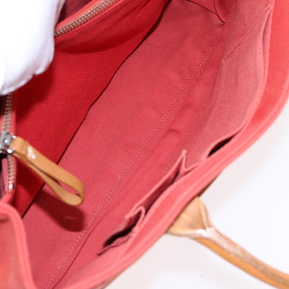 Burberry Nova Check Blue Label Canvas, ORANGE, CANVAS, Handbag