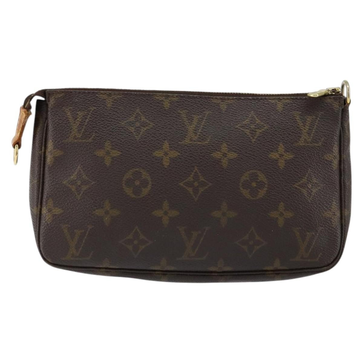 Louis Vuitton Pochette Accessoires NM Monogram Canvas, BROWN, CANVAS, Clutche & pouche