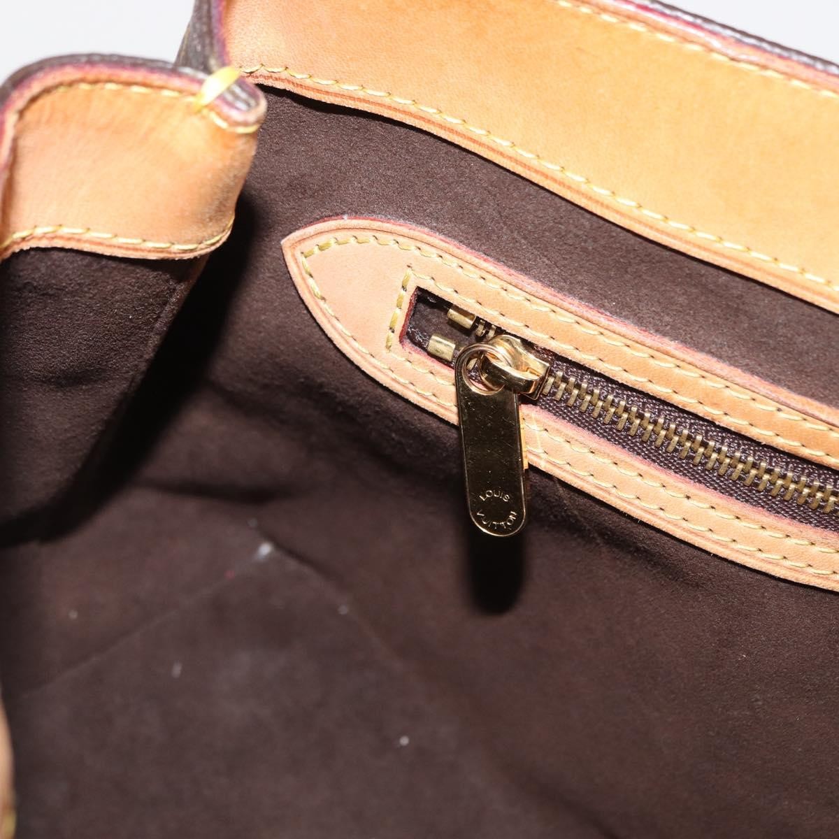 Louis Vuitton Wilshire Handbag Monogram Canvas, BROWN, CANVAS, Handbag