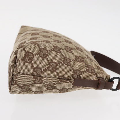 Gucci Abbey Canvas Leather, BEIGE, CANVAS, Shoulder bag