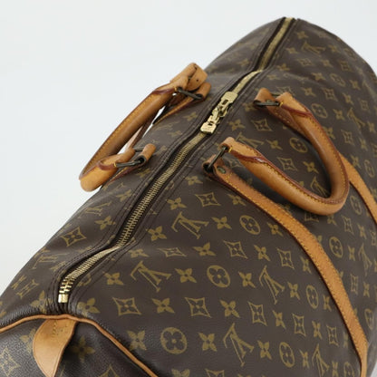 Louis Vuitton Keepall Bag Monogram Canvas, BROWN, CANVAS, Travel bag