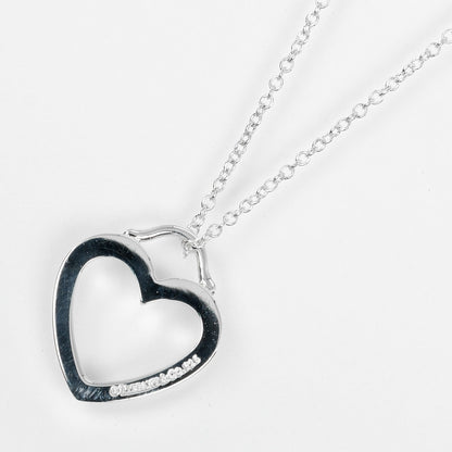 Tiffany & Co. Sentimental Heart Necklace Silver 925, SILVER, SILVER, Necklace