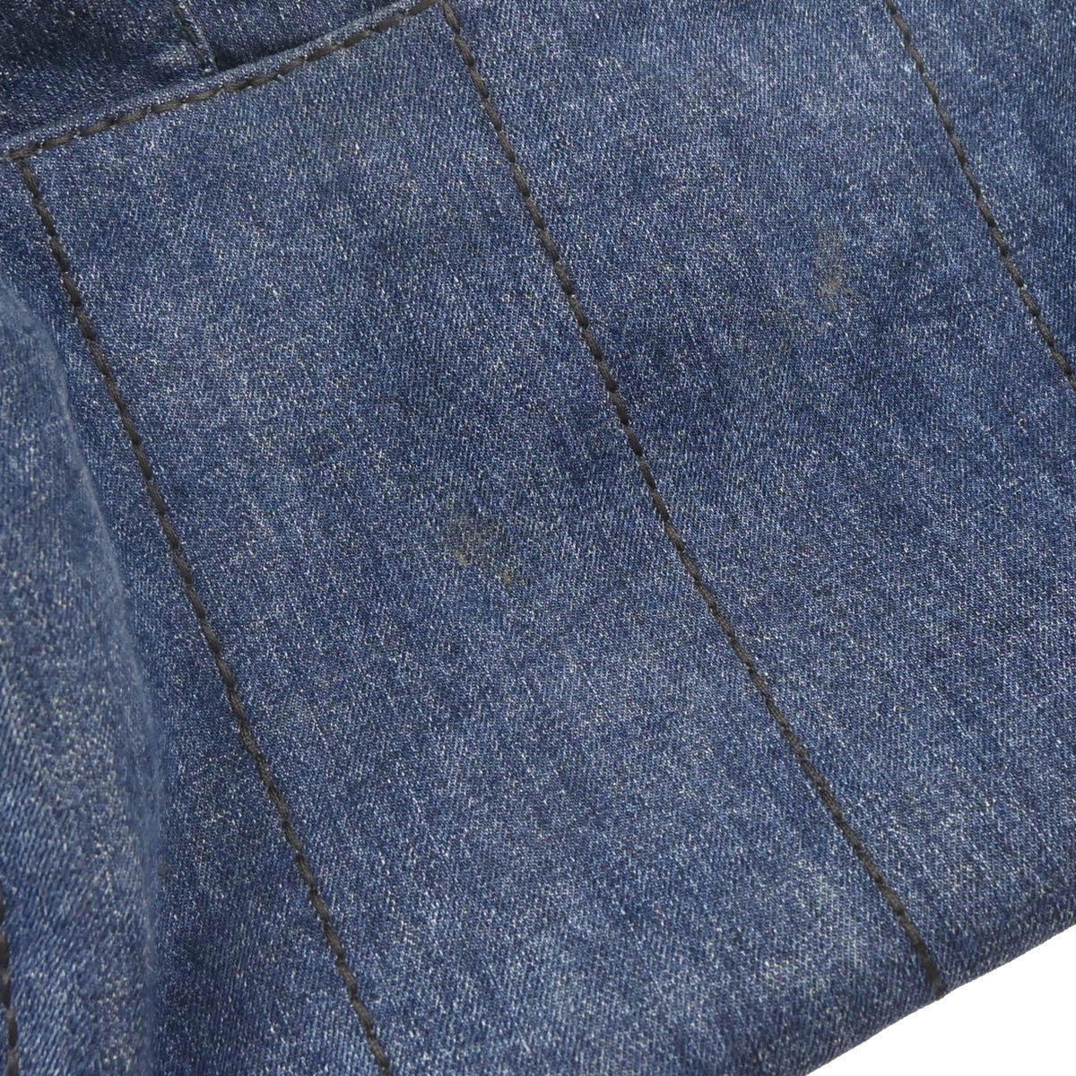 Prada Canapa Convertible Tote Denim, BLUE, DENIM_JEANS, Tote bag