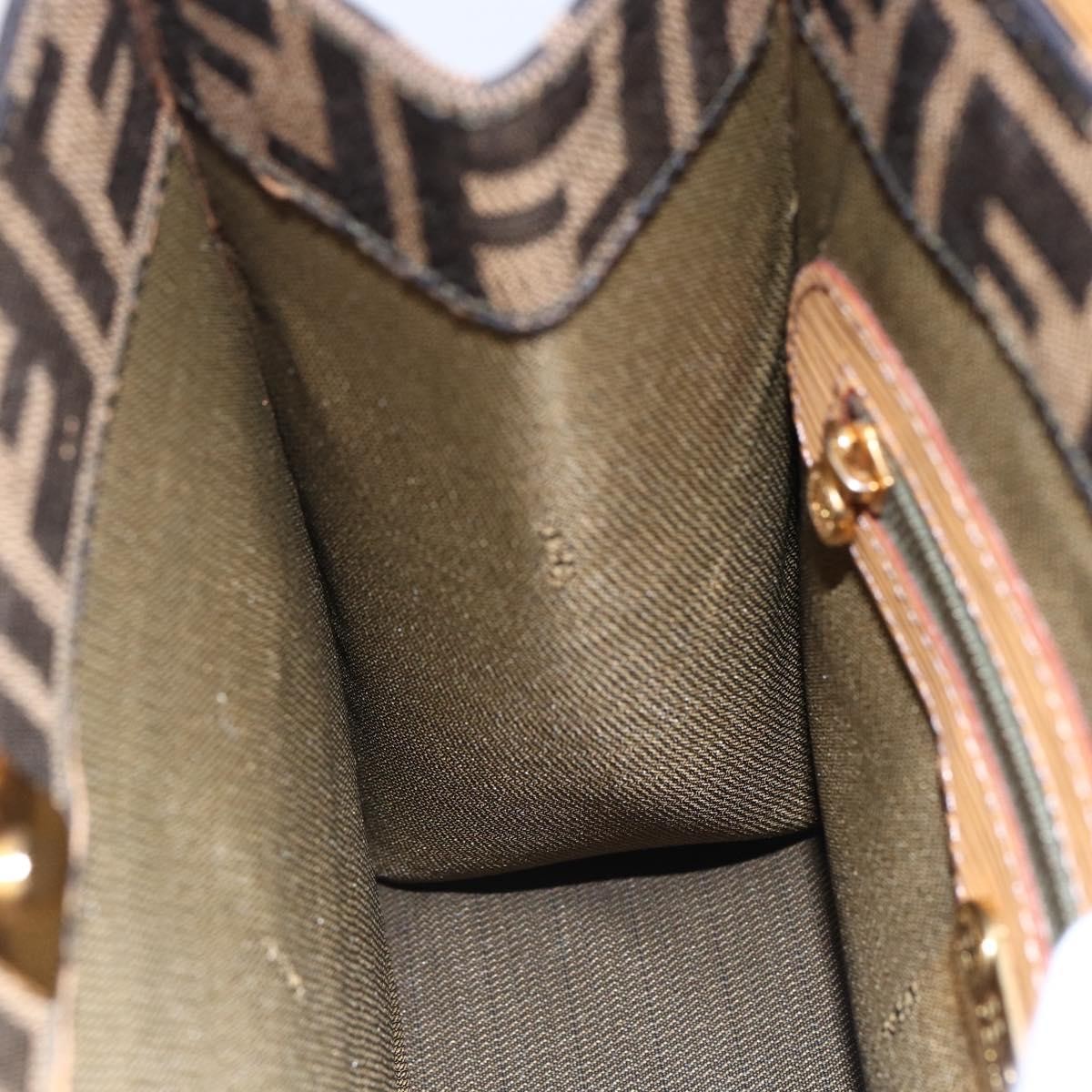 Fendi Vintage Top Handle Bag Zucca canvas, BROWN, CANVAS, Handbag