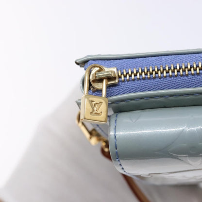 Louis Vuitton Mott Handbag Monogram Vernis, GRAY, PATENT_LEATHER, Handbag