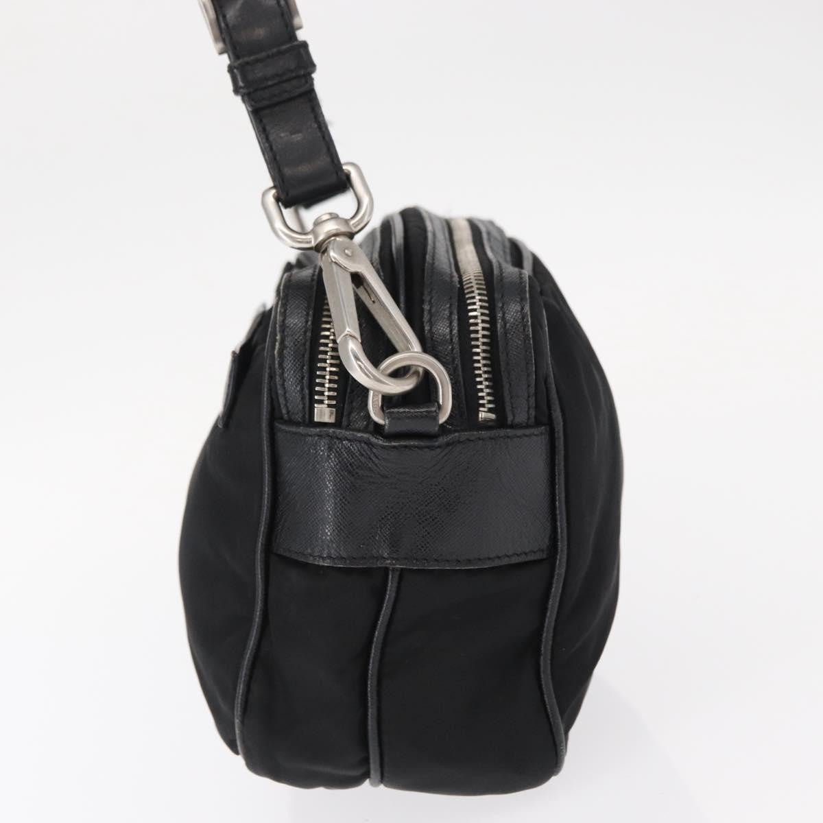 Prada Vintage Shoulder Bag Tessuto, BLACK, NYLON, Shoulder bag