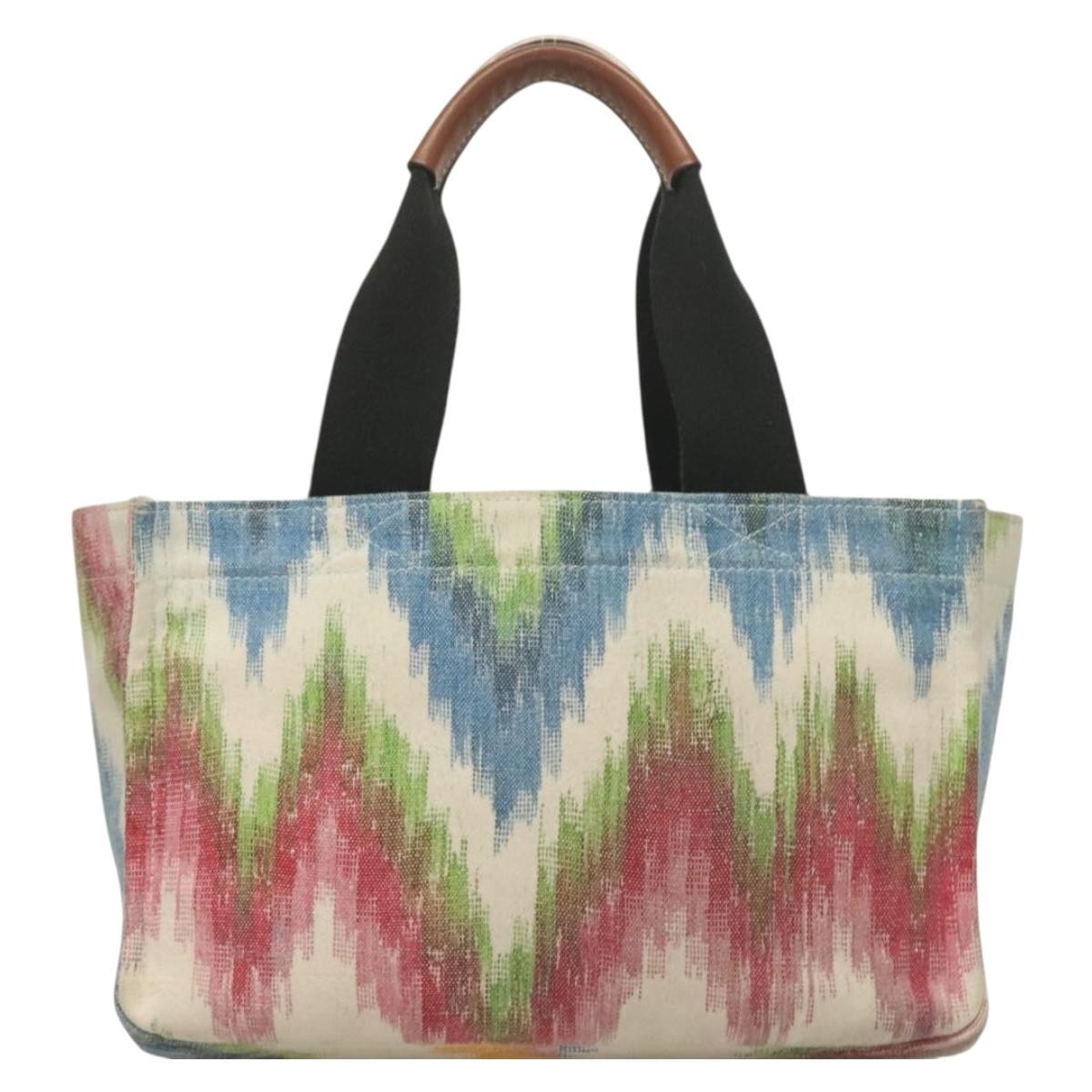Loewe Paula's Ibiza Tote Embellished Printed Canvas, MULTICOLOUR, CANVAS, Tote bag