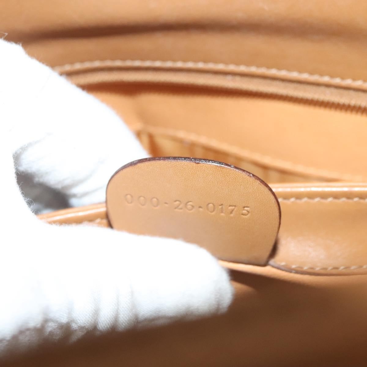 Gucci Vintage Convertible Bamboo Box Crossbody Bag Leather, BROWN, LEATHER, Handbag