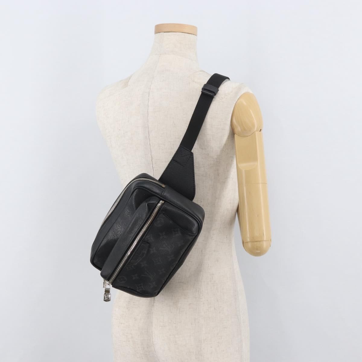 Louis Vuitton Outdoor BumBag Monogram Taigarama, Gray, Canvas, Crossbody Bag