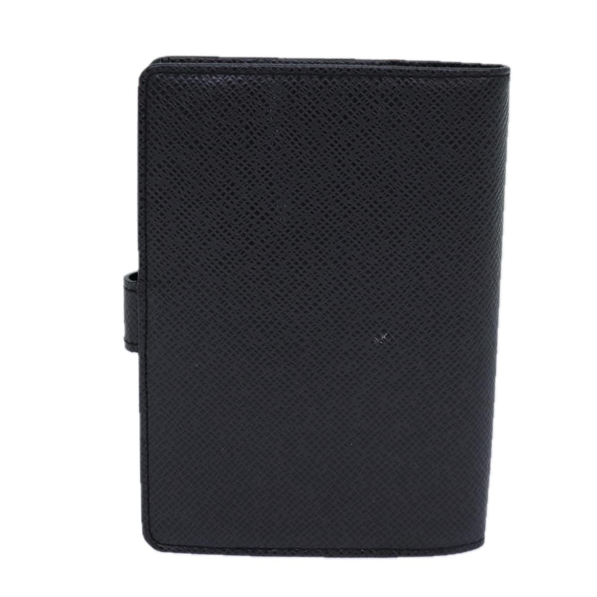 Louis Vuitton Agenda Cover Epi Leather, BLACK, LEATHER, Toiletry Case