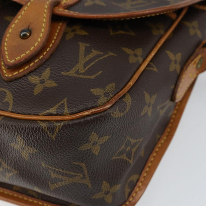 Louis Vuitton Sac Gibeciere Messenger Bag Monogram Canvas, BROWN, CANVAS, Shoulder bag