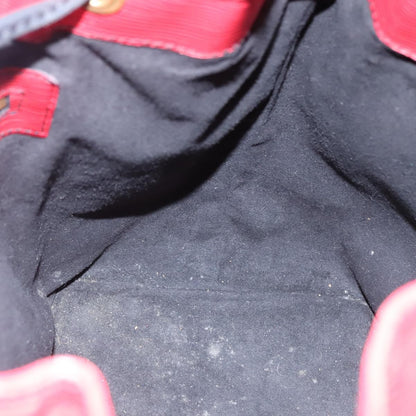 Louis Vuitton Petit Noe Handbag Two Tone Epi Leather, RED, LEATHER, Handbag