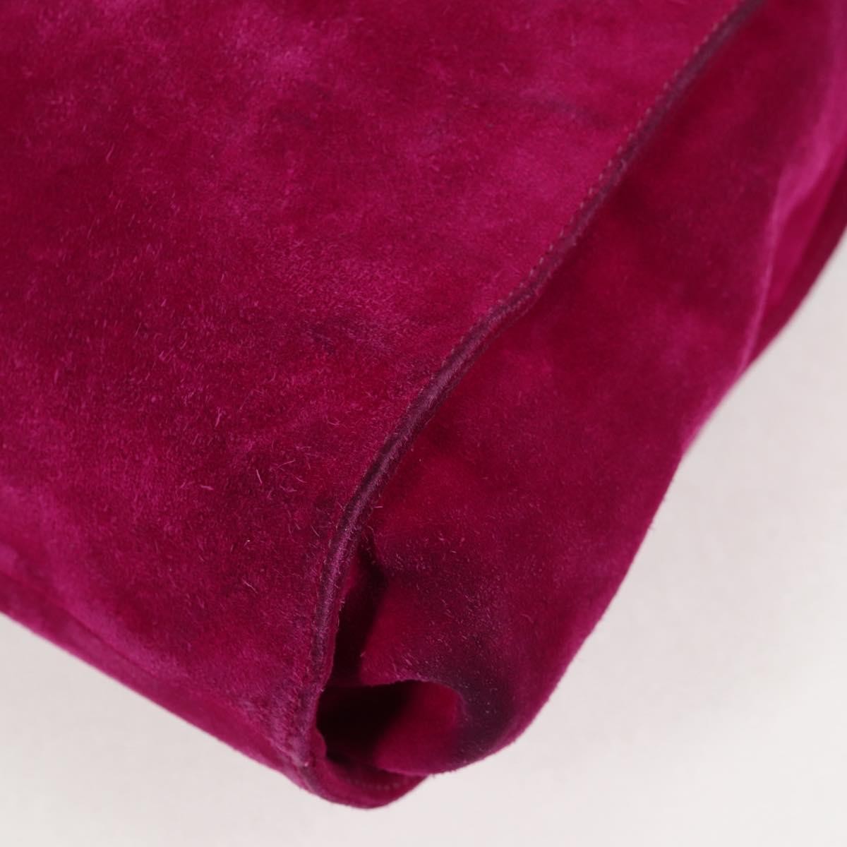 Loewe Anagram Shoulder Bag Suede, PURPLE, SUEDE, Shoulder bag