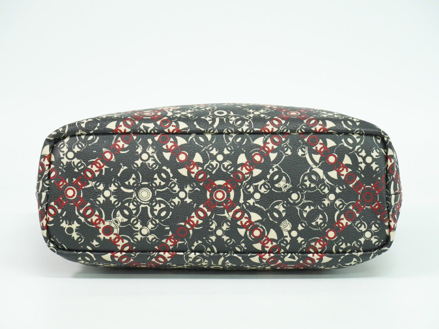 Chanel Optic Coco Tote Printed Coated Canvas with Caviar, MULTICOLOUR, CANVAS, Tote bag