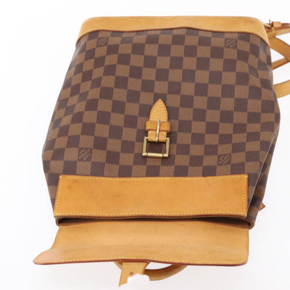 Louis Vuitton Arlequin Backpack Damier, BROWN, CANVAS, Backpack