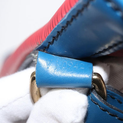 Louis Vuitton Tricolor Noe Handbag Epi Leather, RED, LEATHER, Shoulder bag