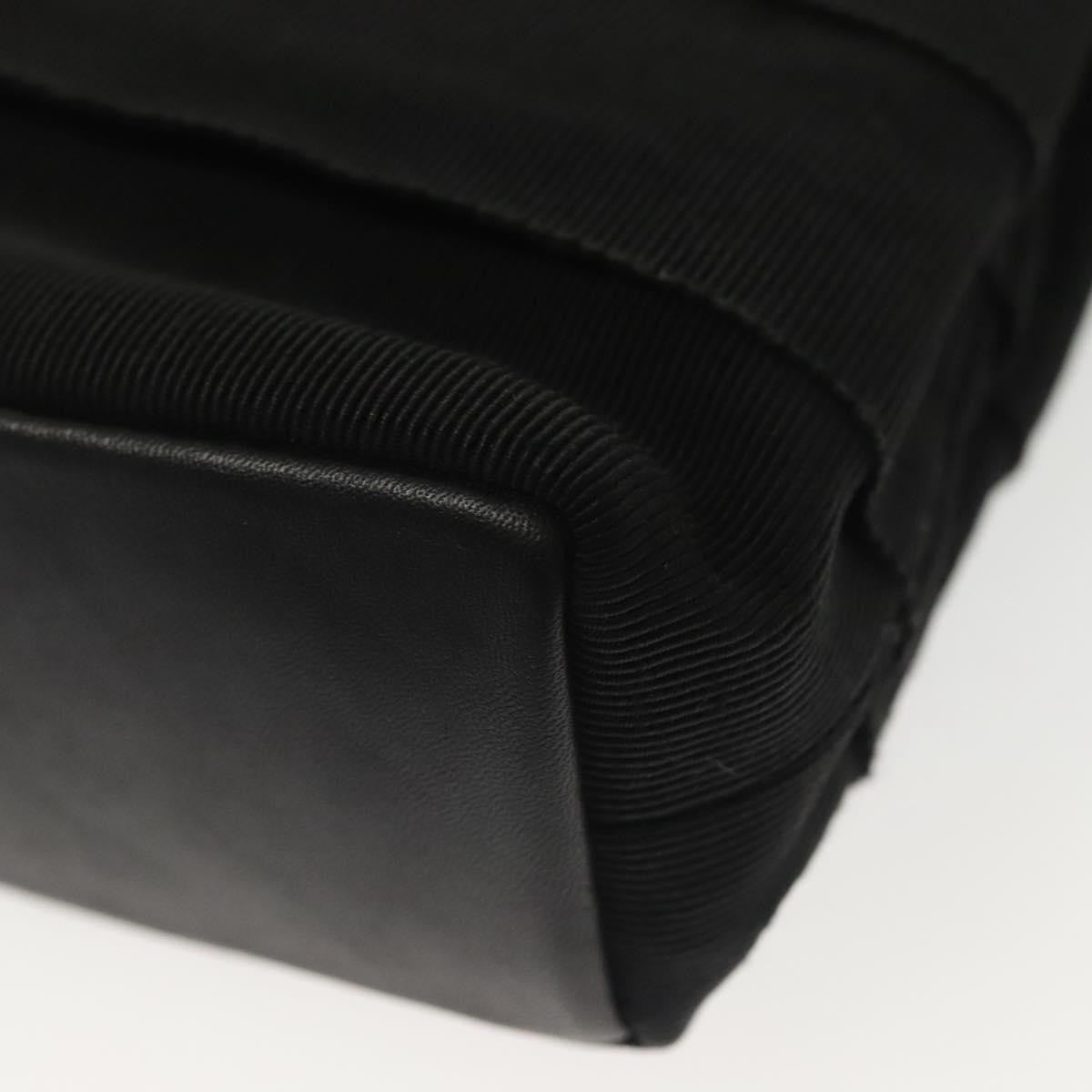 Salvatore Ferragamo Vala Handbag Canvas, BLACK, CANVAS, Handbag