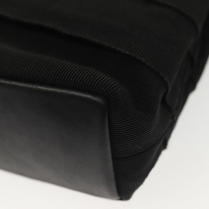 Salvatore Ferragamo Vala Handbag Canvas, BLACK, CANVAS, Handbag