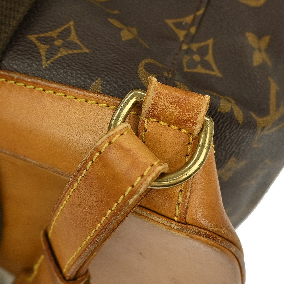Louis Vuitton Montsouris Backpack Monogram Canvas, BROWN, CANVAS, Backpack