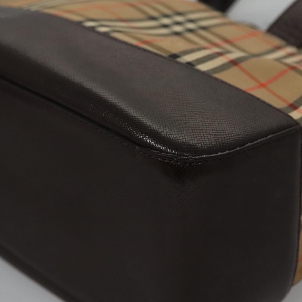 Burberry Nova Check Handbag Nova Check Canvas, BEIGE, CANVAS, Handbag