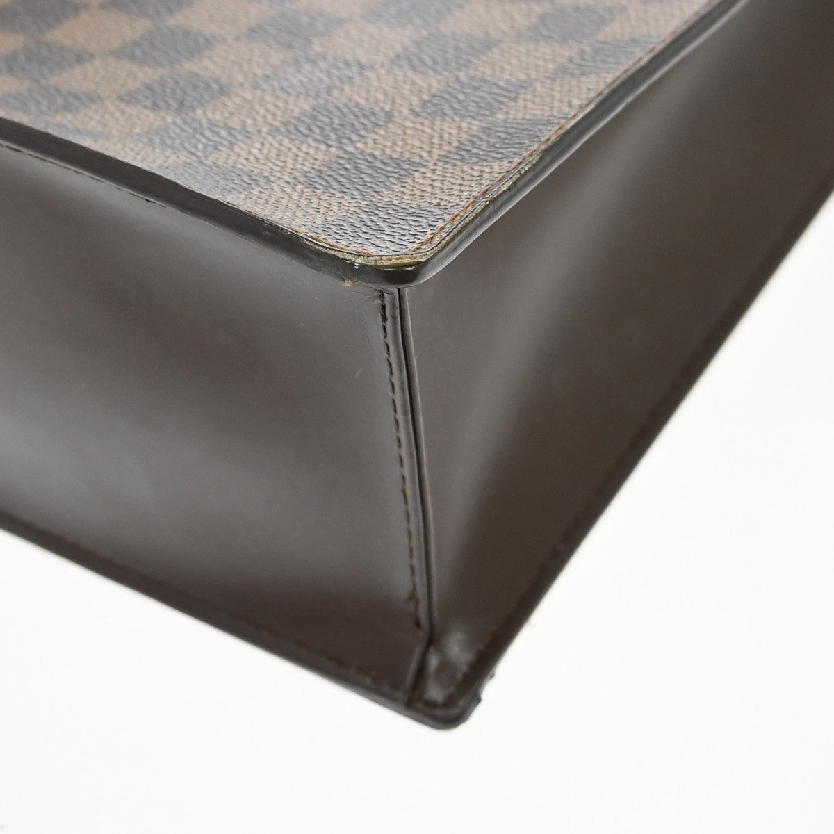 Louis Vuitton Venice Sac Plat Bag Damier, Brown, Canvas, Tote Bag