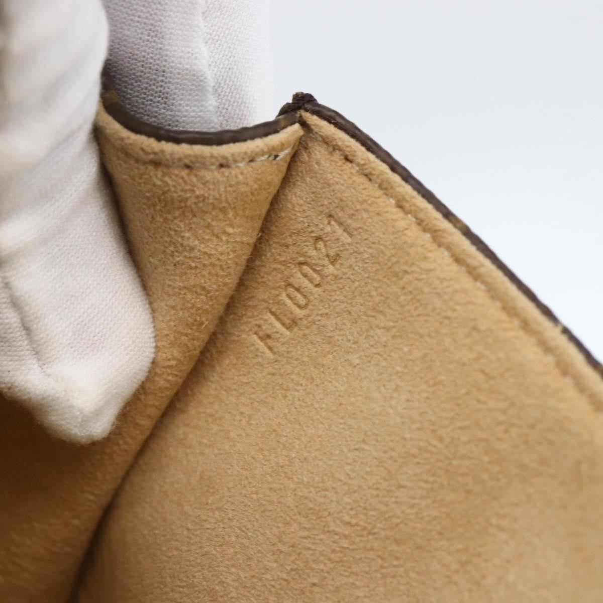 Louis Vuitton Twin Handbag Monogram Canvas, BROWN, CANVAS, Clutche & pouche